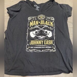Torrid Johnny Cash Black Graphic T-Shirt